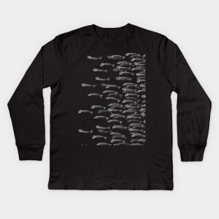 Anatomy Of A Fish - the whole school Kids Long Sleeve T-Shirt